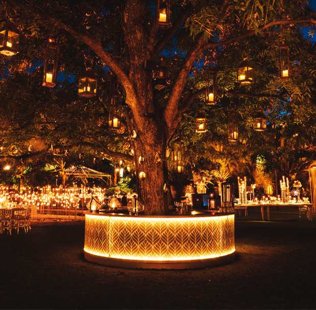 location matériel mariage Finca la Concepcion