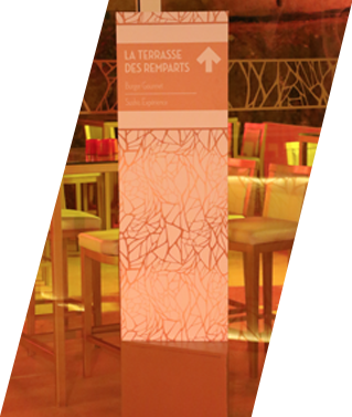 Signalétiques location materiel événementiel