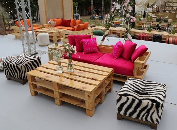 location pouf marocain