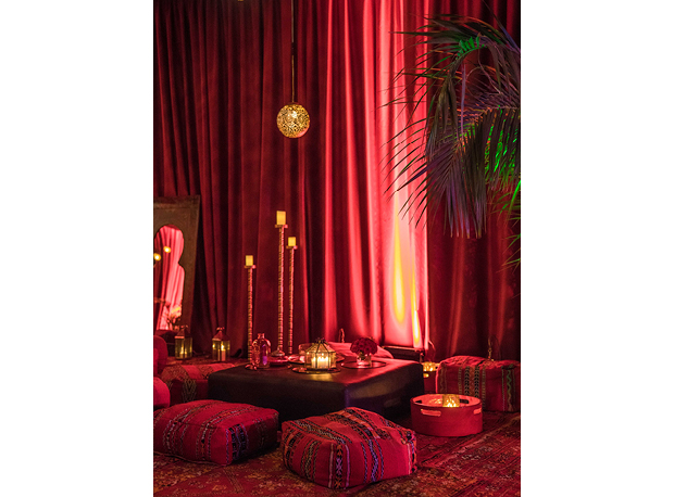 location pouf marocain