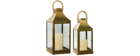 Décoration Événementielle Lanterne Harris Gold