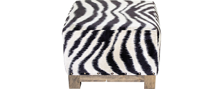location pouf marocain Pouf Zébre