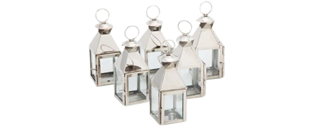 Décoration Événementielle Lanterne Mini Classic Nickel