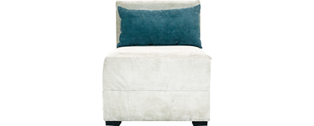 Location Chauffeuse Mobilier Événementiel Chauffeuse Dia - Beige