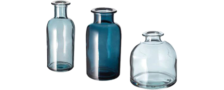 Location Matériel Décoration Événementielle Vase Fifty Shades Of Blue