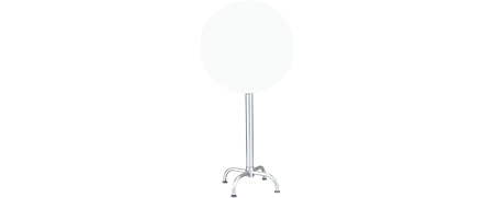 Location Table Haute Mange-Debout Blanc
