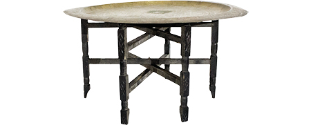 location table maroc Table Traditionnelle en Cuivre
