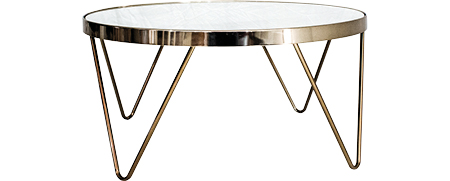 location table maroc Table Miroir en Cuivre GM