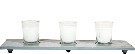 Location Matériel Décoration Plateau À Bougie Argile GM