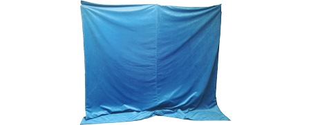 Location Matériel Décoration Événementielle Rideau Velours Bleu