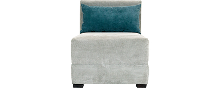 Location Chauffeuse Mobilier Événementiel Chauffeuse Dia - Gris