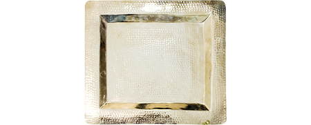 Décoration Événementielle Plateau Martelé Maillechort V5