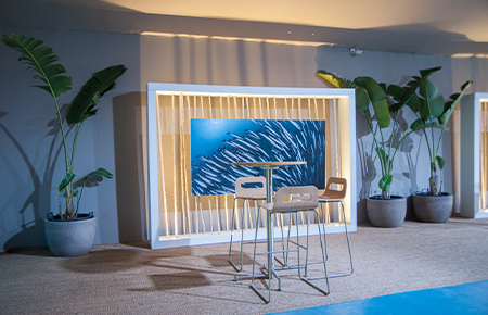 Location Matériel Décoration Totem À Cordes Avec Visuel