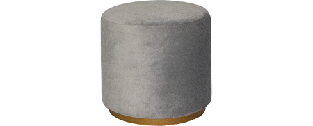 location pouf marocain Pouf Cosy - Gris Velours