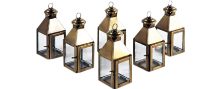 Décoration Événementielle Lanterne Mini Classic Laiton