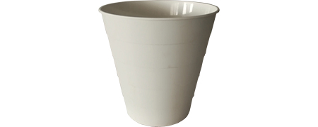 Location Matériel Événementiel Poubelle Plastique Blanc