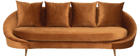 location canapé événementiel Canapé Demi lune -  Vert