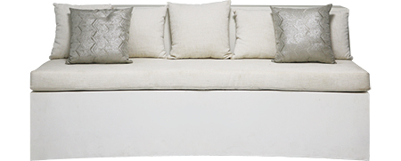 location mobilier événementiel Banquette Circulaire