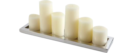 Location Matériel Décoration Porte-Bougie Rectangulaire