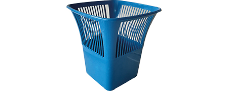 Location Matériel Événementiel Poubelle Plastique Bleu