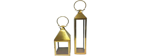 Décoration Événementielle Lanterne Classic Gold