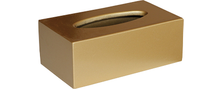 Location Matériel Événementiel Boite À Mouchoirs Dorée En Bois