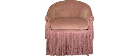 Location Chauffeuse Mobilier Événementiel Chauffeuse Frange