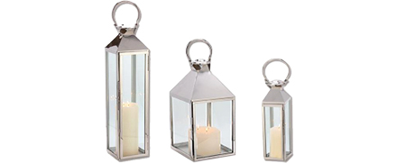 Décoration Événementielle Lanterne Classic Nickel