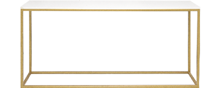 Location Table Console Cassis - Blanc