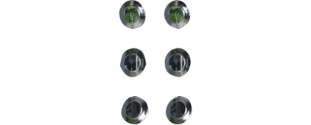 Décoration Événementielle Miroir Rond Nickel