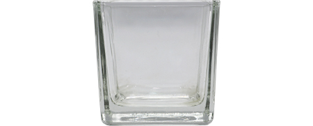 Location Matériel Décoration Événementielle Vase Carré V3 Transparent