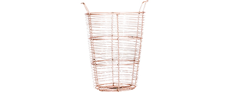 Location Matériel Événementiel Corbeille Métal Cuivre